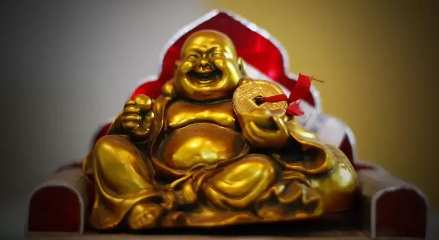 amulette porte-bonheur - Bouddha qui rit